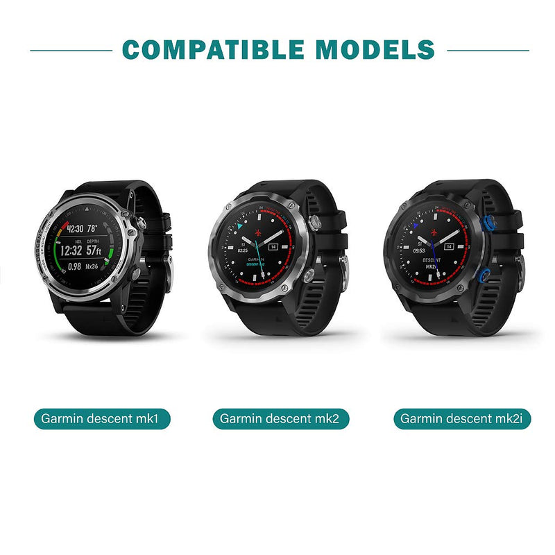 [Australia - AusPower] - TUSITA Charger Compatible with Garmin Descent Mk1, Descent Mk2, Descent Mk2i, Descent Mk2S, Descent G1, Descent G1 Solar - USB Charging Cable 100cm - GPS Smartwatch Accessories 