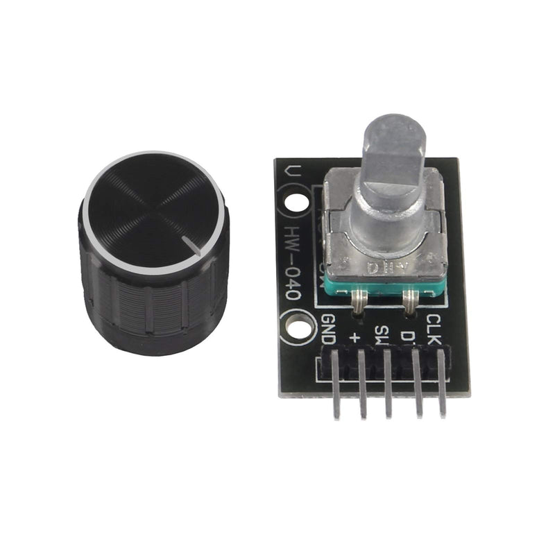 [Australia - AusPower] - ACEIRMC 10pcs KY-040 360 Degree Rotary Encoder Module with Knob Cap for Arduino 