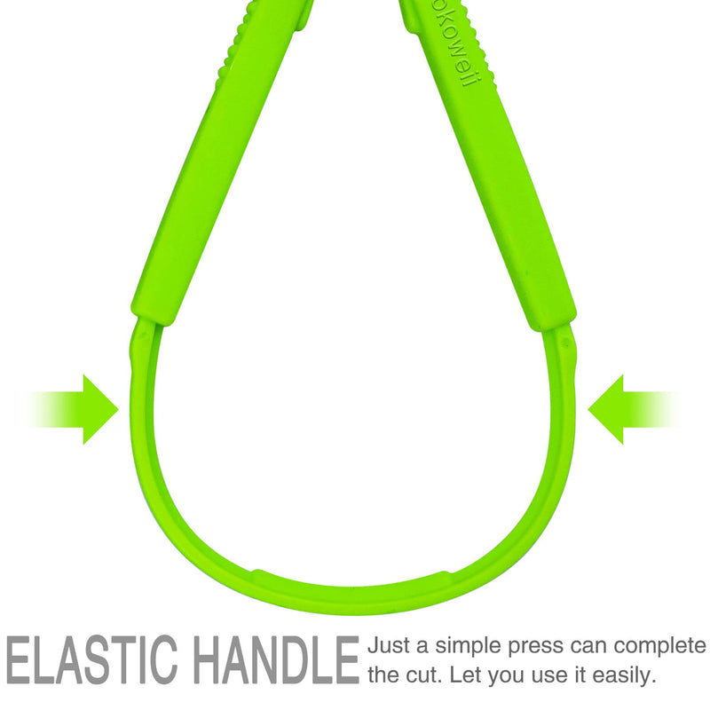[Australia - AusPower] - Sokoweii Mini Loop Scissors for Toddlers, 5 Inch Adaptive Design, Right and Lefty Support, Easy-Open Squeeze Handles -3PCS 3Pcs (5.3inch) 