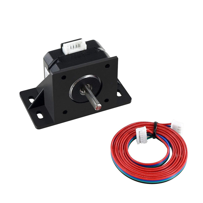 [Australia - AusPower] - OUYZGIA Nema 17 Stepper Motor Pancake Stepper Motor for 3D Printer Extruder with 1 Meter Stepper Motor Cable 4.1V 1A 13Ncm (18.4oz.in) 1.8 Deg (17HS4023) - 1PCS 17HS4023 