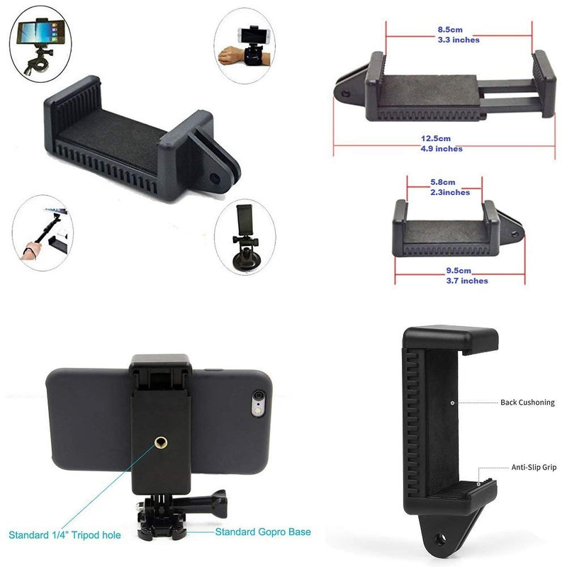 [Australia - AusPower] - 2in1 Wall Phone Mount,Overhead Camera Mount for iPhone Samsung Live Streaming,Baking,Craft,Videos,Online Lessons - Acetaken 