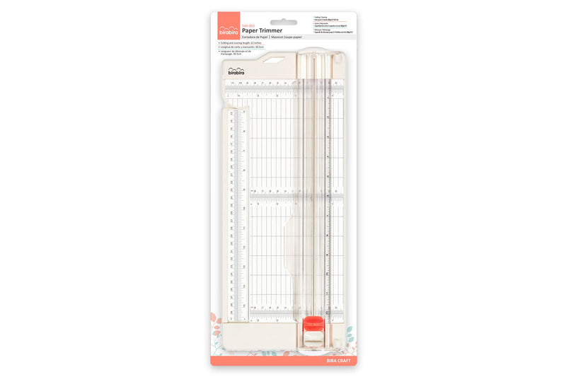 [Australia - AusPower] - Bira Craft Paper Trimmer and Scorer with Swing-Out Arm, 12" x 4.5" Base, Craft Trimmer, Trim and Score Board, for Coupons, Craft Paper and Photo 