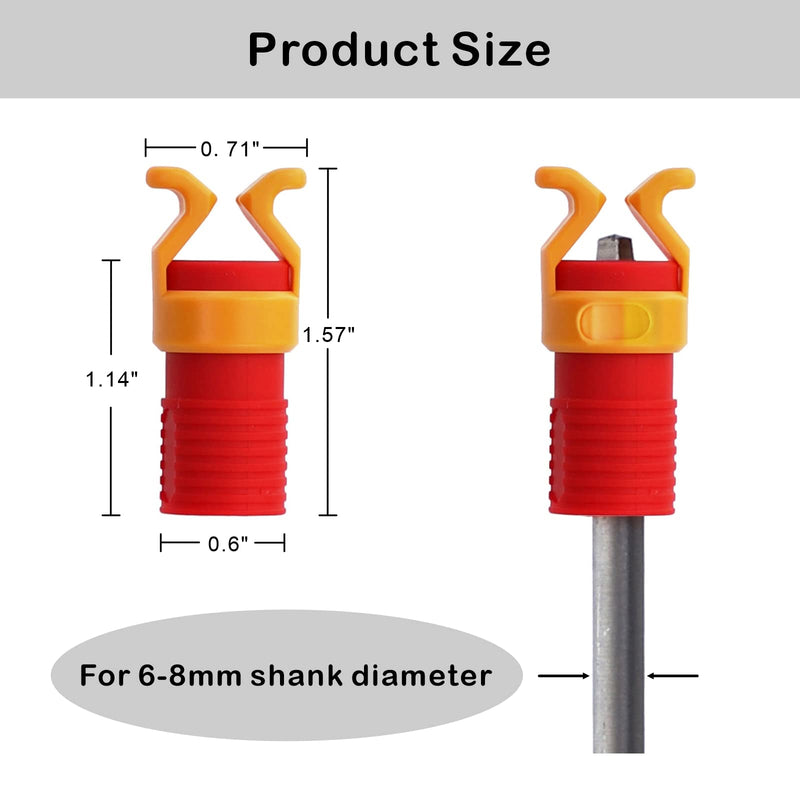 [Australia - AusPower] - 3 Pcs Screw Holders made with ABS, Screw Claw Gripper Holders for Clamp Fixing Woodworking Tool 