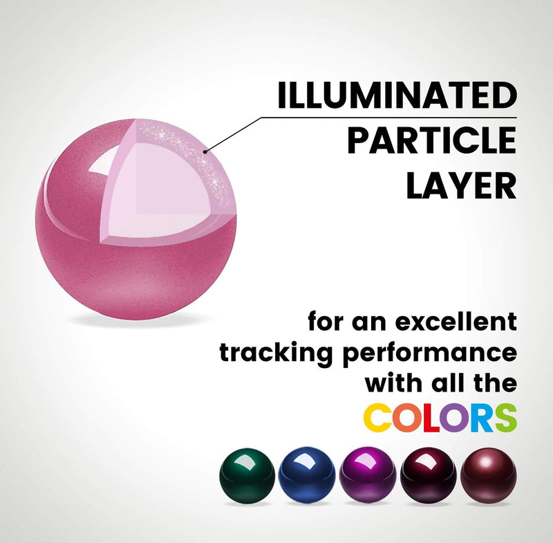 [Australia - AusPower] - Perixx PERIPRO-303 1.34 Inches Trackball - Replacement Ball for M570, PERIMICE-517/520/717/720, and Other Compatible Trackball Mouse (Pink) Glossy Pink 