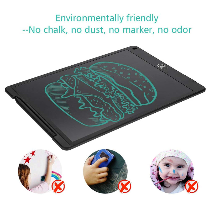 [Australia - AusPower] - fosa 12.0In LCD Writing Board Digital Electronic Drawing for Adults Handwriting Writing Tablet Board with Writing Pen Battery for Computer PC Portable Magnetic eWriter 