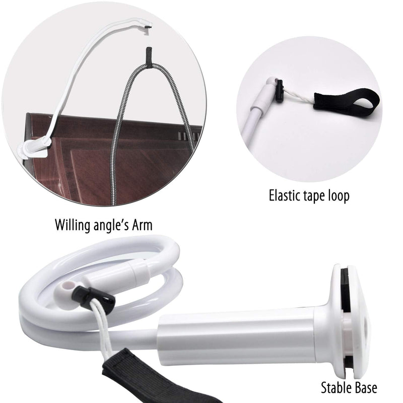 [Australia - AusPower] - JAKIA CPAP Hose Holder and Hanger Tube Clamp and Support Minimize Hose Tubing Tangle and Leakage with Angles Adjustable,Relieve Pressure from Tube-CPAP Accessory Supplies… 