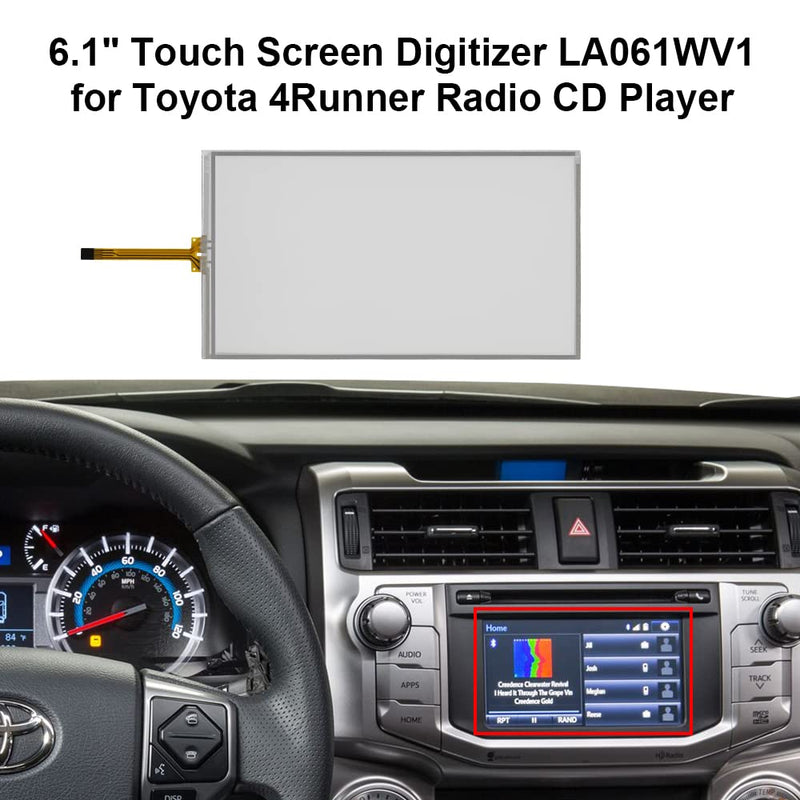[Australia - AusPower] - 6.1" Touch Screen Digitizer Replacement for Toyota Tundra 4Runner Tacoma Highlander Radio CD Player E7028 