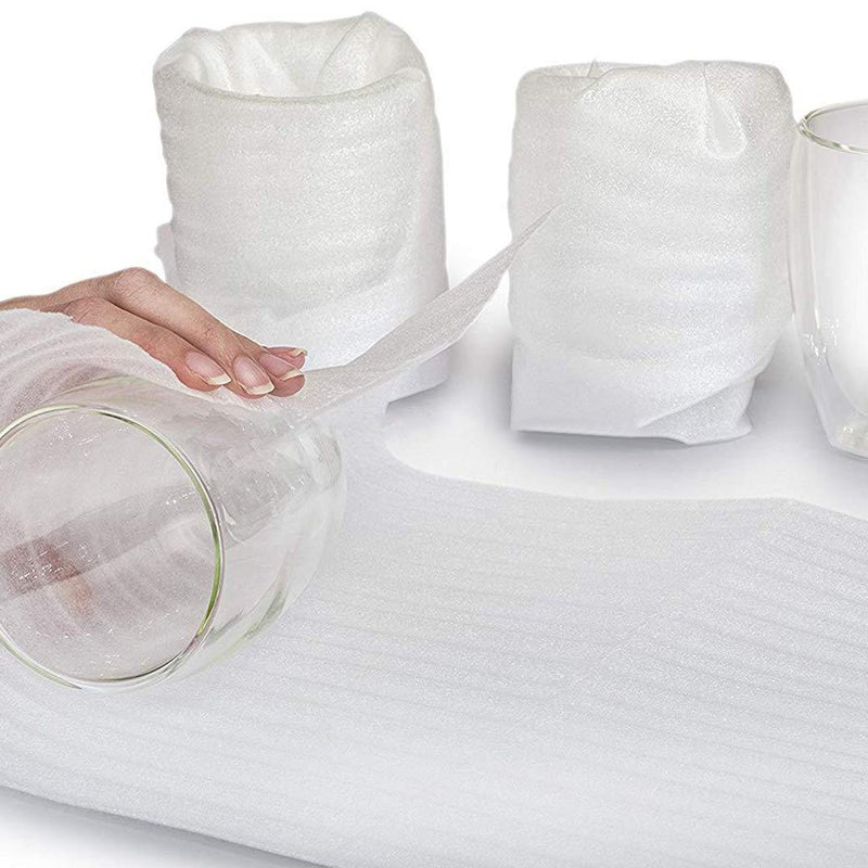 [Australia - AusPower] - 100 Pack Cushioning Foam Sheets Mighty Gadget (R) 12" X 12", 1/16" Thickness, Cushion Foam Wrap Sheets, Packaging Material, Moving Supplies for Packing Storage and Shipping 