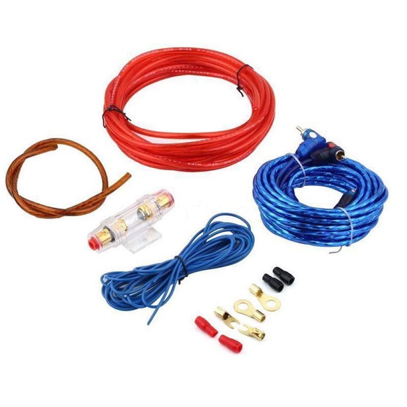 [Australia - AusPower] - Etopar Car Amplifier Wiring Kit Audio Subwoofer AMP RCA Power Cable AGU FUSE 14 Gauge GA AWG Wire Install Connector Holder Automotive Van 