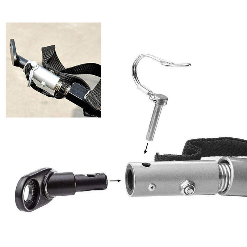 [Australia - AusPower] - Farbetter Upgraded Bike Trailer Coupler Connector Hitch Baby Pet Hitch Linker Connector, Hitch Adapter Attachment, Bicycle Rear Rack Accessories 