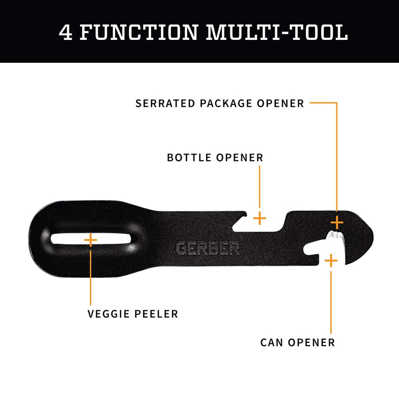 [Australia - AusPower] - Gerber Gear 31-003463N ComplEAT Camping Utensils Cooking Tool Set, Onyx 