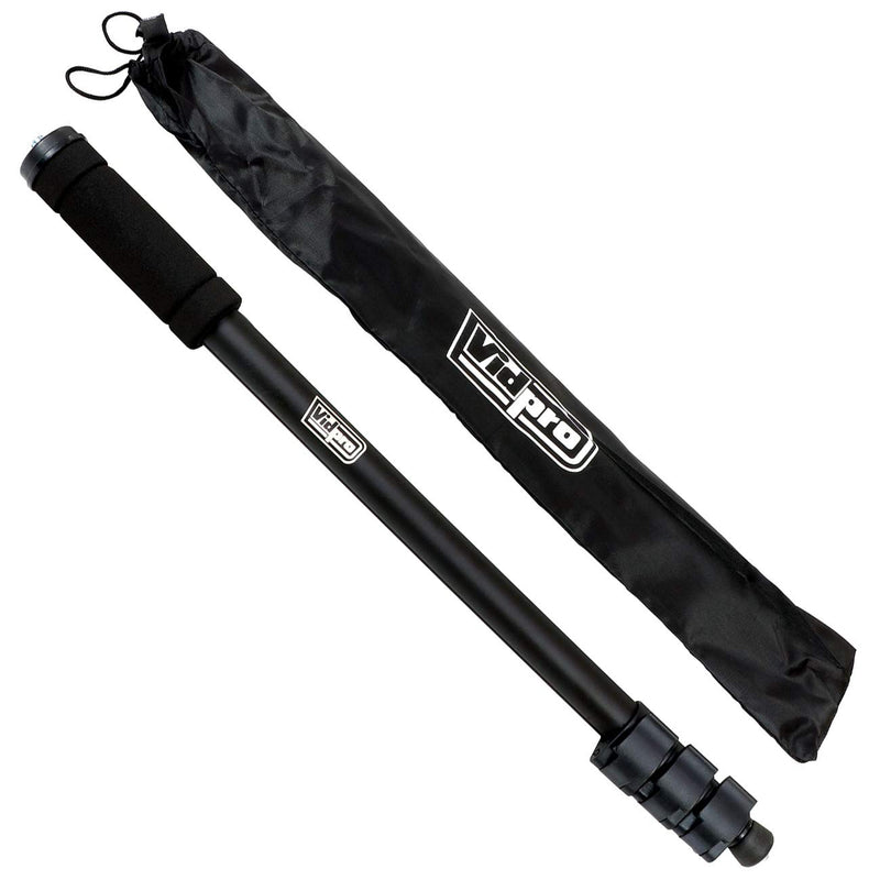 [Australia - AusPower] - Vidpro 67-inch Pro Monopod with Case - Durable Lightweight Portable Mount - Adjustable 3 Section Leg with Locks Retracts to 21" Fits Most Cameras Camcorders and More Suitable for Indoor/Outdoor Use 