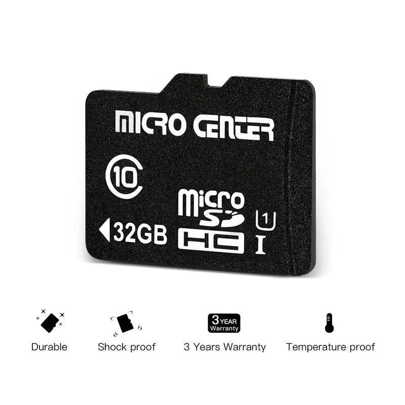 [Australia - AusPower] - Micro Center 32GB Class 10 Micro SDHC Flash Memory Card with Adapter for Mobile Device Storage Phone, Tablet, Drone & Full HD Video Recording - 80MB/s UHS-I, C10, U1 (5 Pack) 32GB - 5 pack 