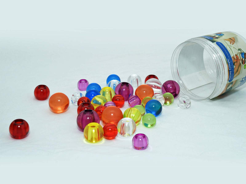 [Australia - AusPower] - Beautiful Large Translucent Acrylic Beads - for Crafts or Hand Therapy 