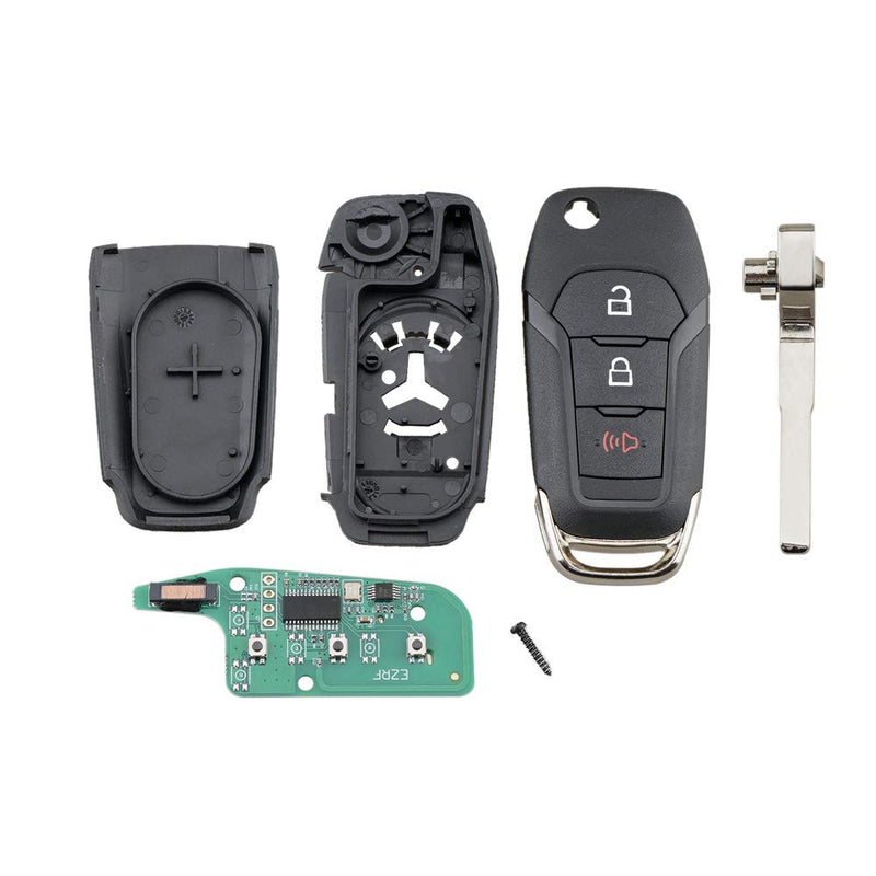 [Australia - AusPower] - ADAURIS Flip Key for 2013-2020 Ford F-150 Explorer Keyless Entry Remote Fob (N5F-A08TAA 5923667) 