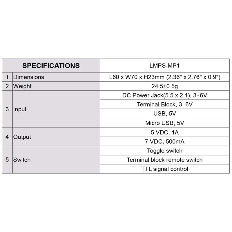 [Australia - AusPower] - Quarton Multi-Function Power Supply Board for Laser Module Use (LMPS-MP1) 