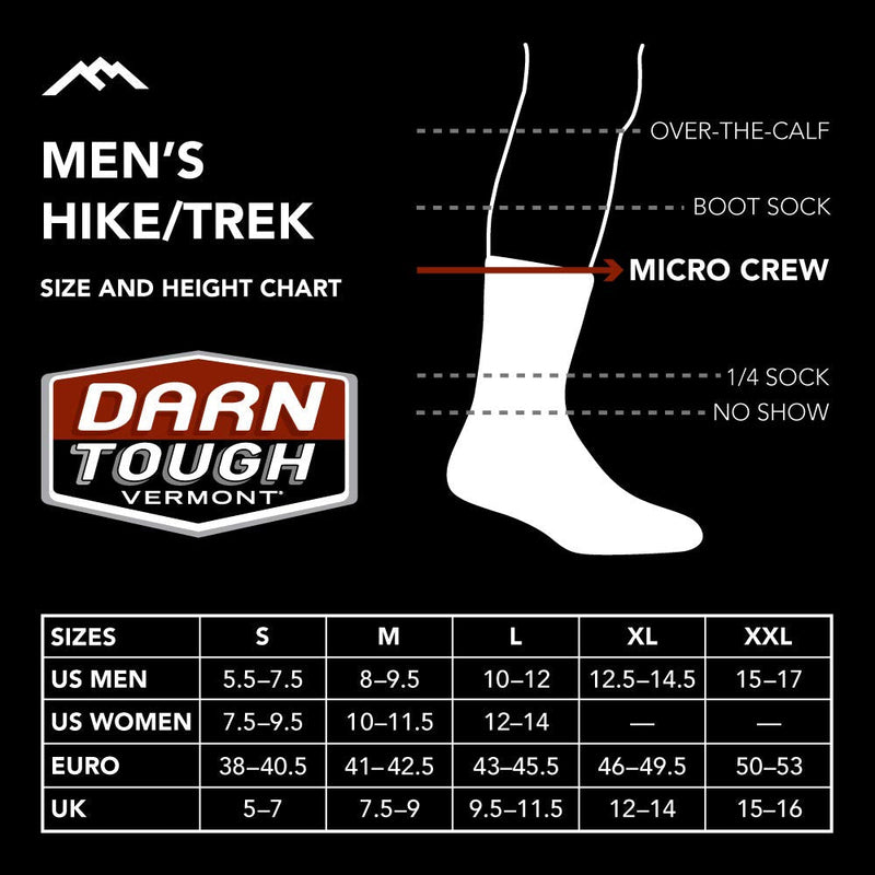 [Australia - AusPower] - DARN TOUGH (1974) Number 2 Micro Crew Midweight with Cushion Men's Sock Medium Green 