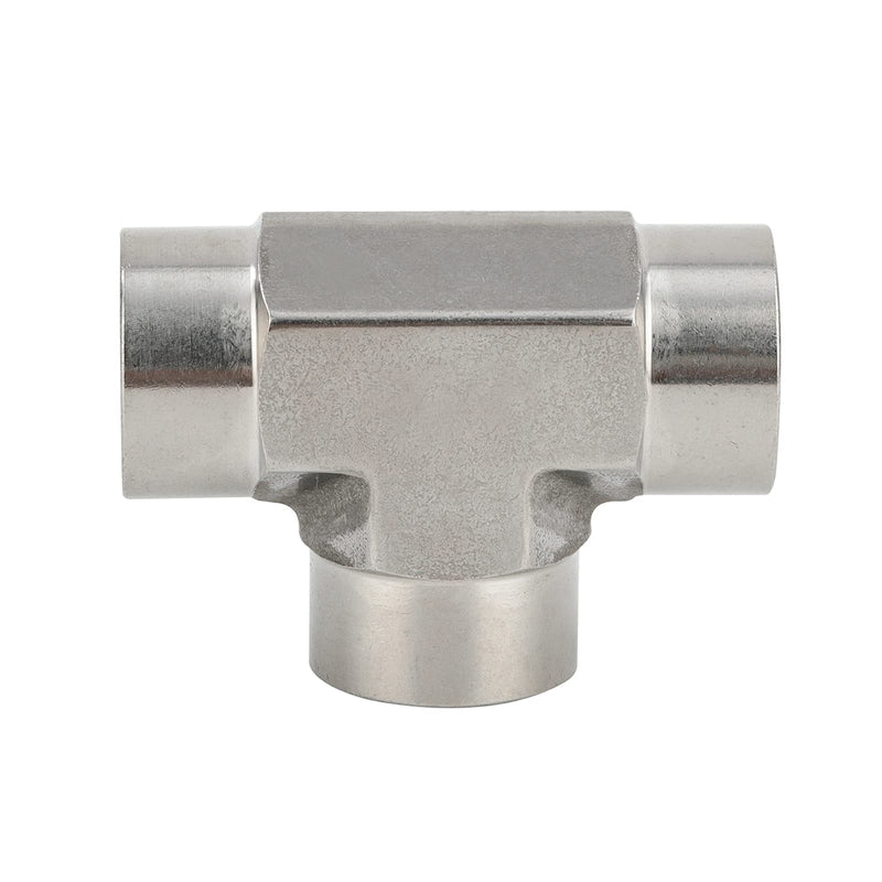 [Australia - AusPower] - Metalwork 304 Stainless Steel Pipe Fitting Forged Tee 1/4" NPT Female x 1/4" NPT Female x 1/4" NPT Female 2000psi Lead Free 1 Pc 1/4" x 1/4" x 1/4" NPT Female 