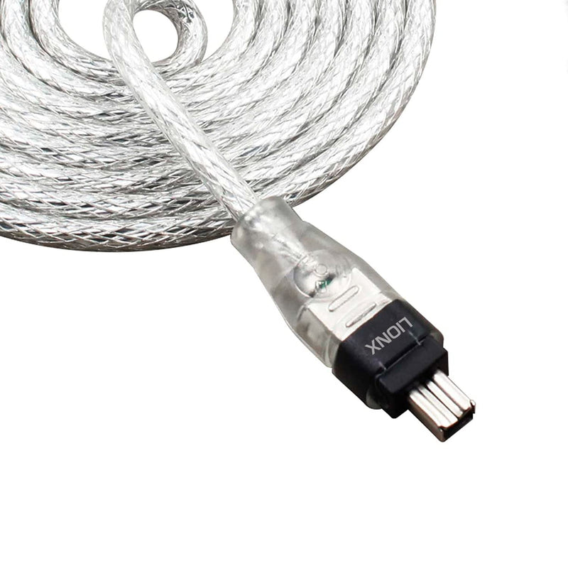 [Australia - AusPower] - LIONX New Data DV Cable USB to IEEE 1394 4 Pin Firewire Adapter High PC 