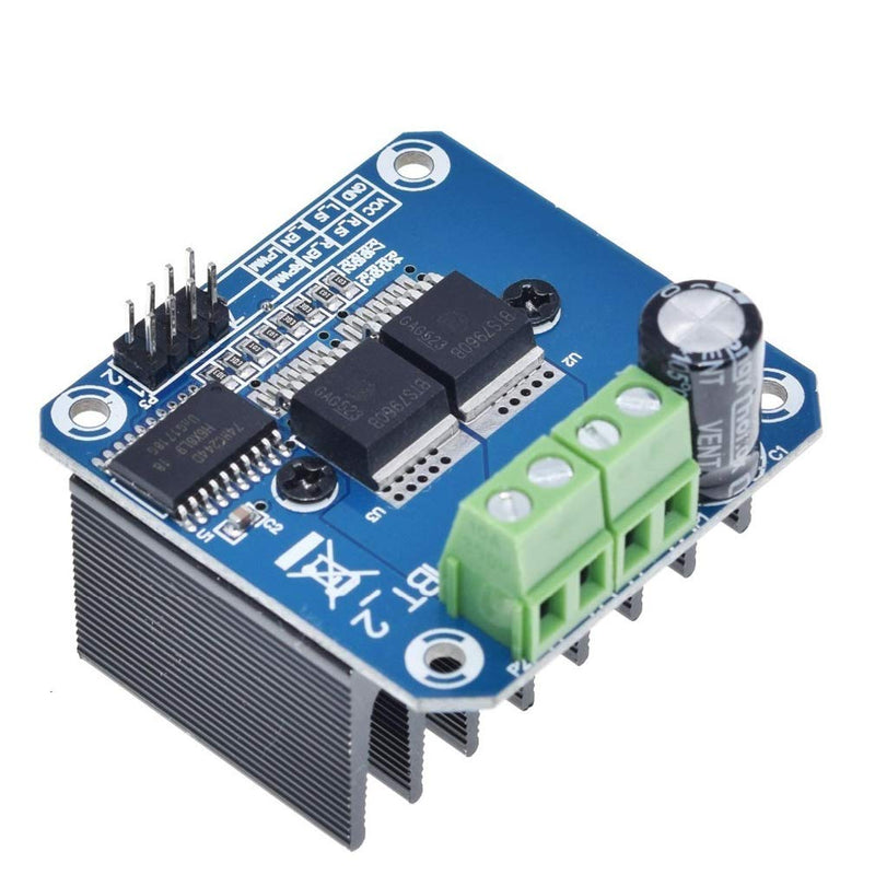 [Australia - AusPower] - HiLetgo BTS7960 43A High Power Motor Driver Module/Smart Car Driver Module for Arduino Current Limit 