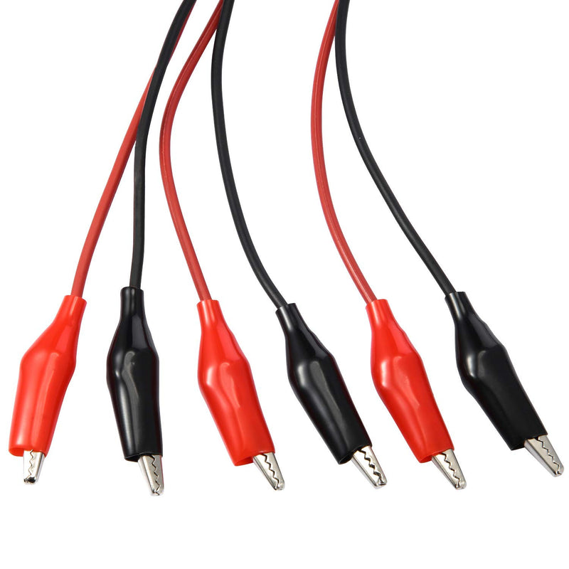 [Australia - AusPower] - eBoot 2 Groups 1M Test Leads Set with Alligator Clips Double-ended Jumper Wires (2 Groups) 