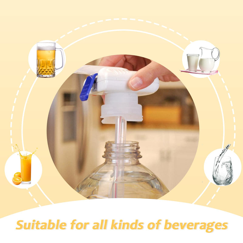 [Australia - AusPower] - Beverage Dispenser, 2 Pack Electric for Juice Milk Beer Splash-Proof Beverage Dispenser for Home Kitchens/Party/Outdoor Banquet 