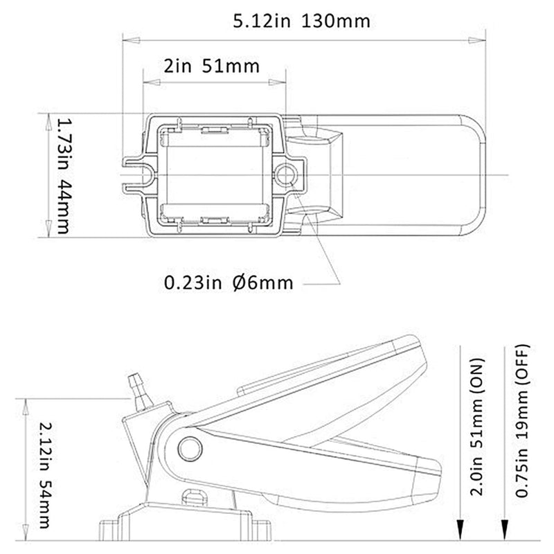 [Australia - AusPower] - Ogrmar Automatic Boat Bilge Pump Float Switch Moisture Tight Seals 12/24/32VDC Ignition Protected Mercury 