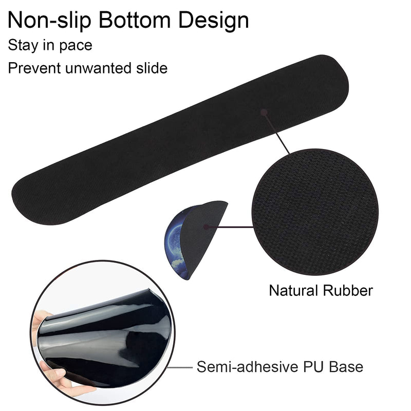 [Australia - AusPower] - Mouse Pad and Keyboard Wrist Rest Support, with Non-Slip PU Base,Gel Mouse Pad with Coaster,Pain Relief for Gaming, Computer,Office -Sunset Beach B-Sunset Beach 