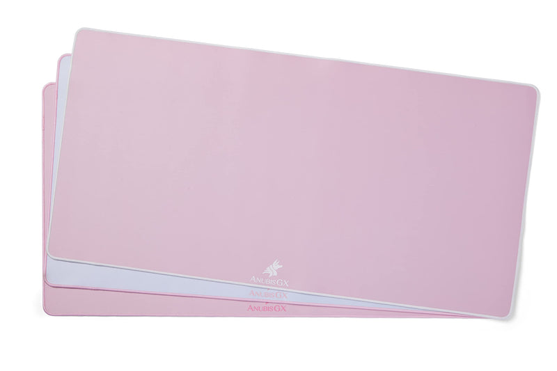 [Australia - AusPower] - AnubisGX Series Pink Gaming Mouse Pad [4 Sizes/3 Colors] (Ext: 36x12), Pink Pad with Light Pink Stitching. Best Premium Waterproof Computer XL Desk Pad, Large Non-Slip Kawaii Mat Gamer Mousepad Extended (36 x 12) Pink/Pink 