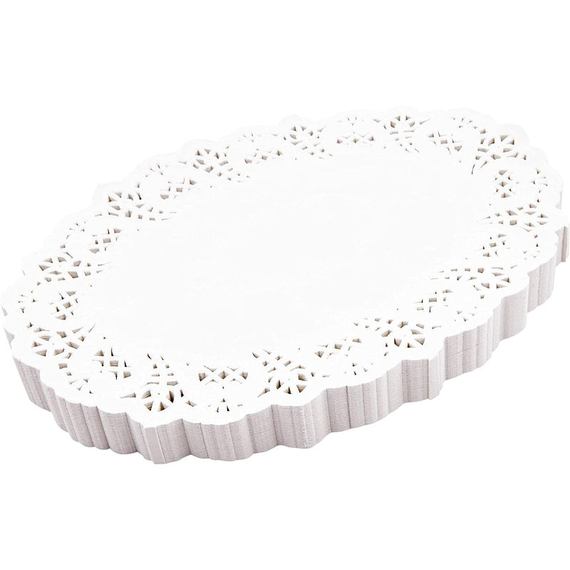 [Australia - AusPower] - Juvale Oval Paper Lace Doilies (7.5 X 10.5 in, 300 Pieces) 