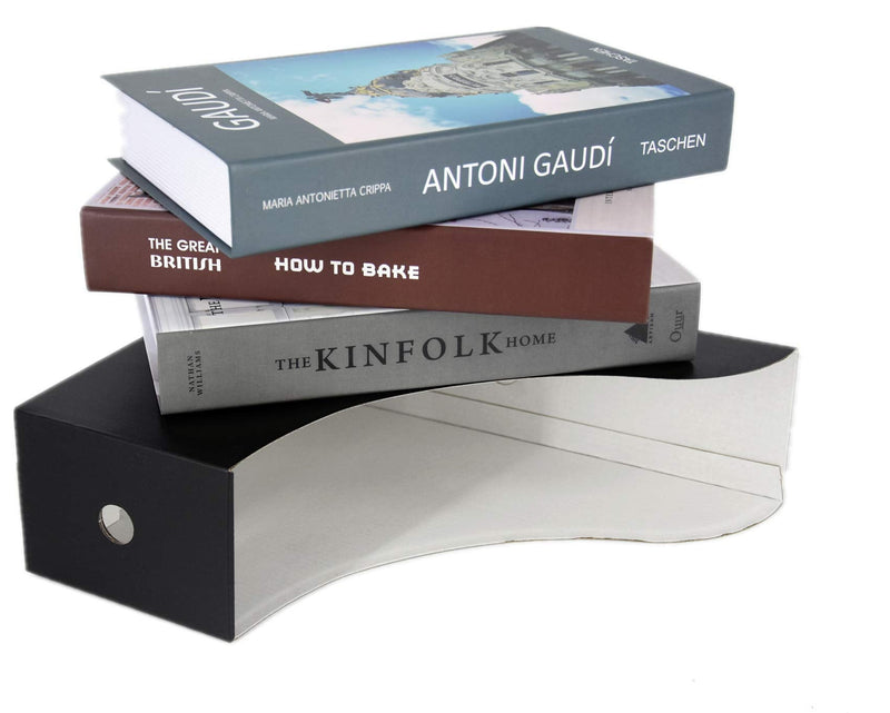 [Australia - AusPower] - HUAPRINT Black Magazine Holder(6 Pack) Cardboard Magazine File Holder-Folder Holder,Magazine Organizer,Document Organizer,Magazine Storage Box,With Labels 