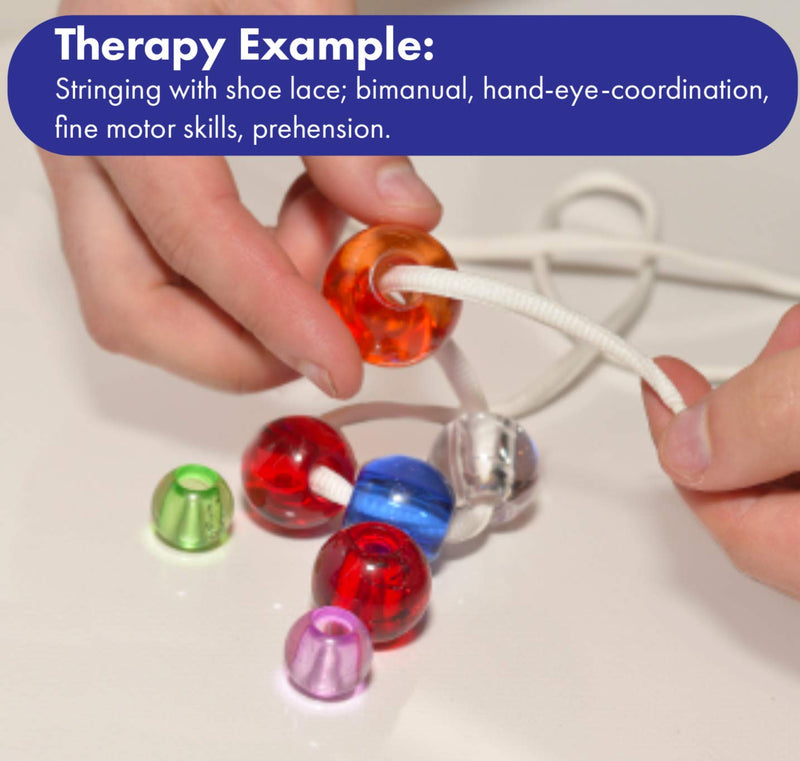 [Australia - AusPower] - Beautiful Large Translucent Acrylic Beads - for Crafts or Hand Therapy 