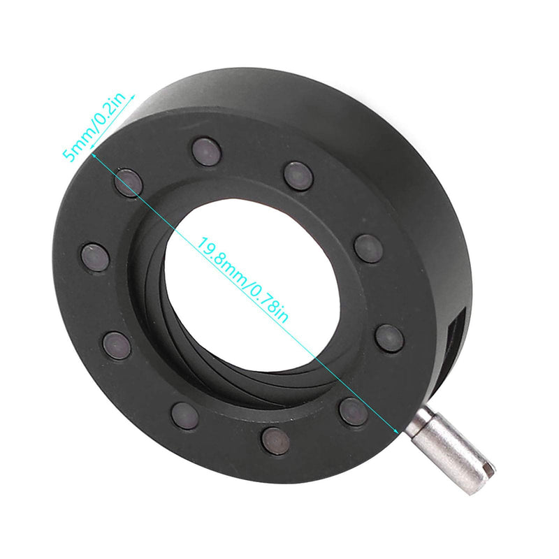 [Australia - AusPower] - Microscope Adjustable Aperture, SK6 SK8 SK12 SK23 SK25 Microscope Iris Adapter, Optical Diaphragm for Microscope(SK12) 