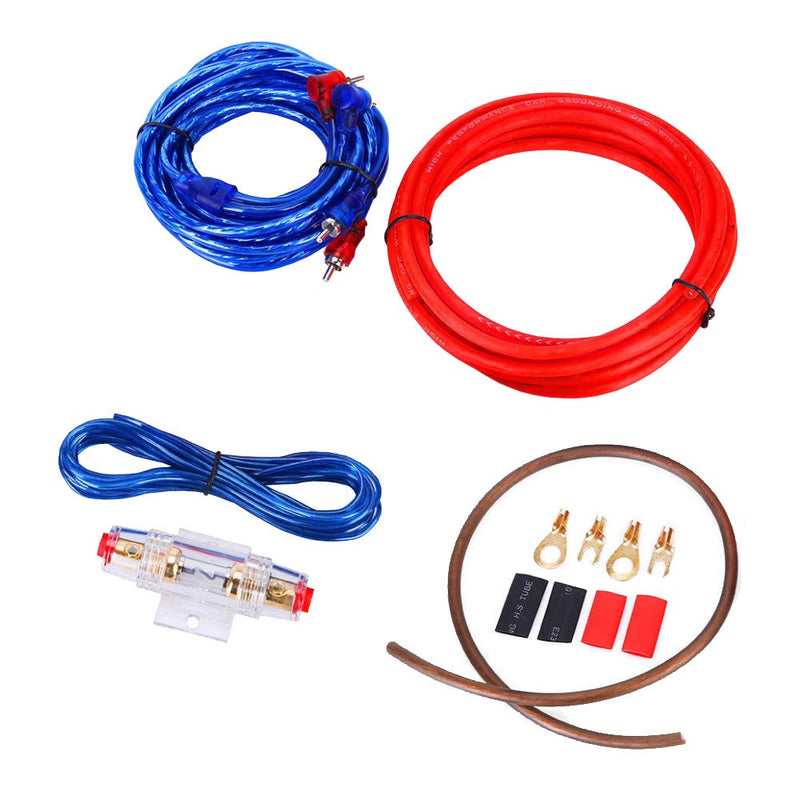 [Australia - AusPower] - Etopar Car Amplifier Wiring Kit Audio Subwoofer AMP RCA Power Cable AGU FUSE 14 Gauge GA AWG Wire Install Connector Holder Automotive Van 