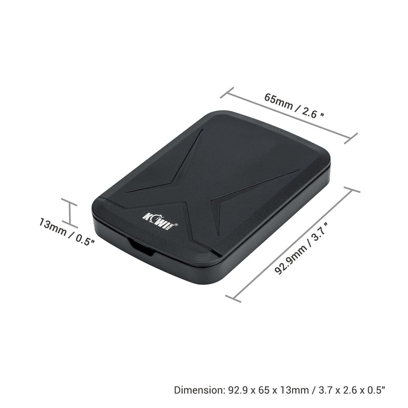 [Australia - AusPower] - Multi-Functional Compact Cable Card with 22" USB-C Cable & USB-A/Micro-USB/Lightning/OTG USB Adapter Kit Cable Convertor Storage Box for Traveling Phone Pad Charging PC Computer Data Transfer 