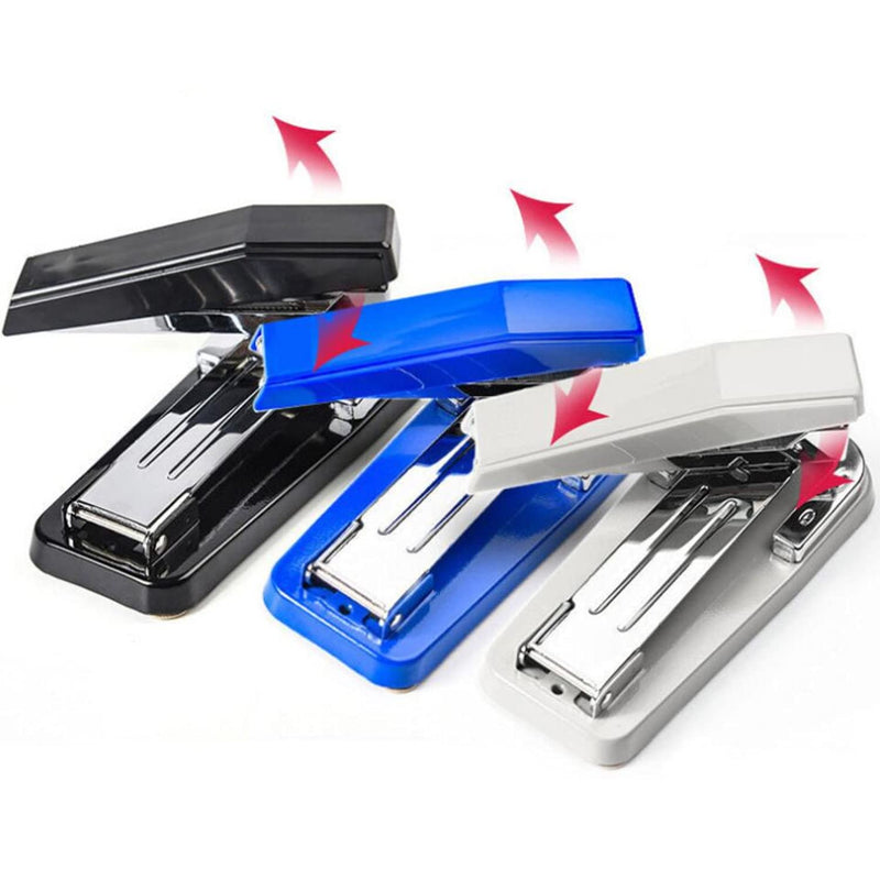 [Australia - AusPower] - SKYXINGMAI Office Desktop Staplers- 25 Sheet Capacity, Portable,with Staples(1000pcs) for Office, Home and School, Classroom or Desktop Accessories, Strong,Durable and Non-Slip Stapler (White) White 
