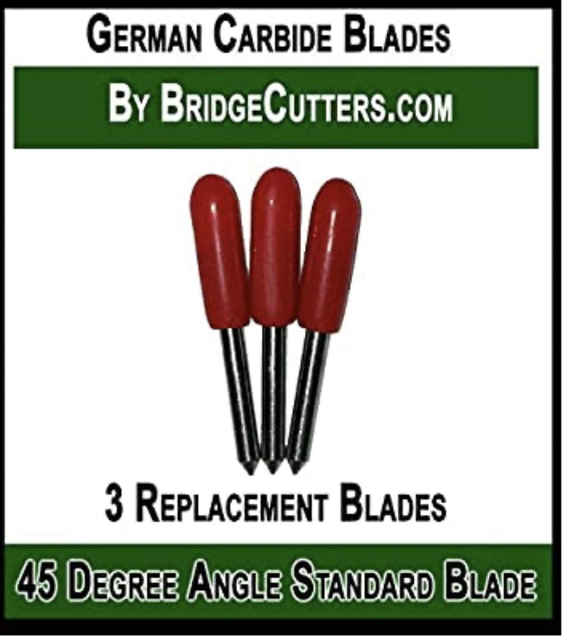 [Australia - AusPower] - Cricut Compatible German Carbide Blades Replacement Premium Fine Point Cutting Blades for Craft Cutting Machines Compatible with Bridge Cricut Air Expression 2 Explore Maker Refine Cutters Green 