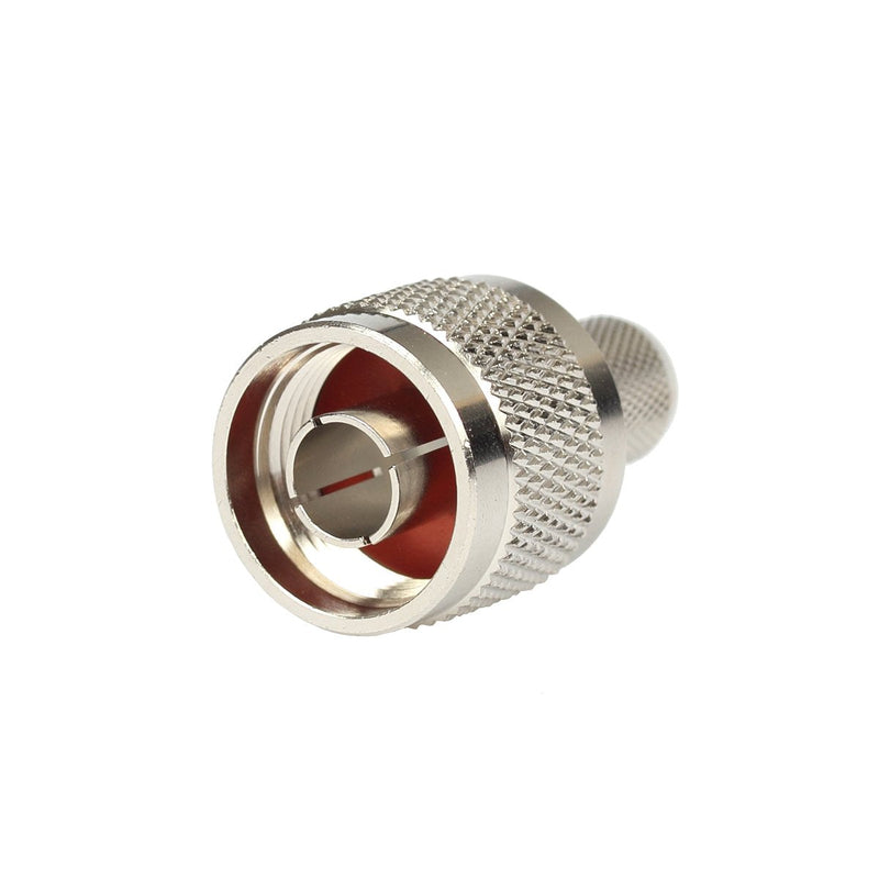 [Australia - AusPower] - N Connectos Male Crimp Rf Coaxial Connector 50 ohm for LMR400 Belden 9913 RG8 Pack of 5 Piece 