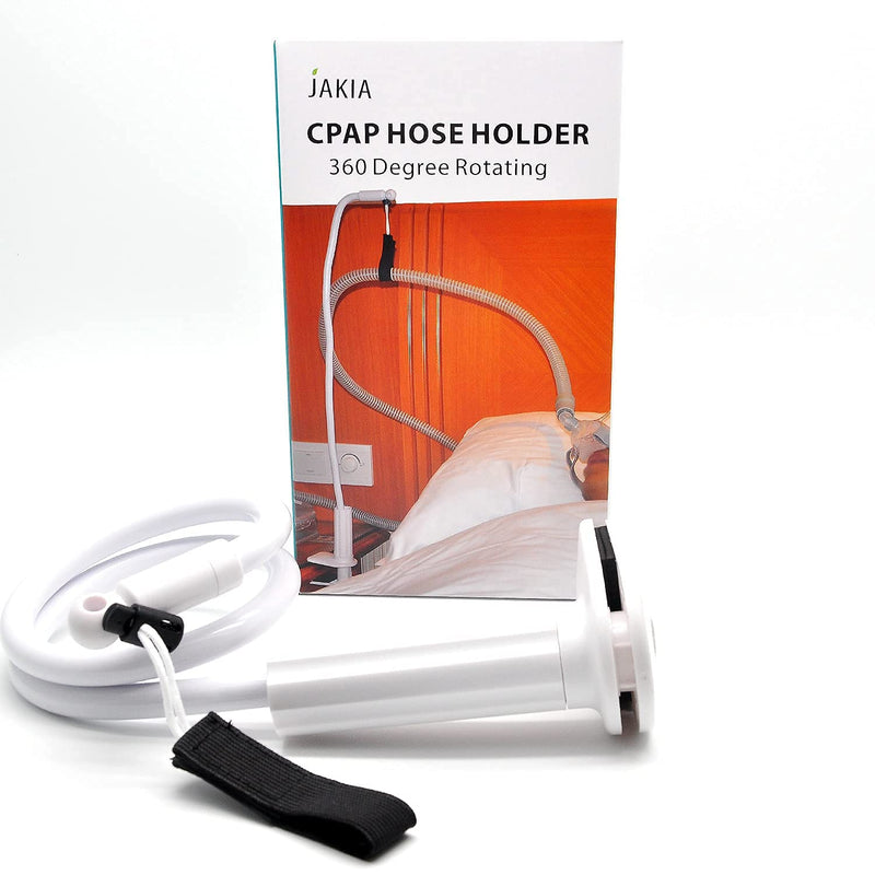 [Australia - AusPower] - JAKIA CPAP Hose Holder and Hanger Tube Clamp and Support Minimize Hose Tubing Tangle and Leakage with Angles Adjustable,Relieve Pressure from Tube-CPAP Accessory Supplies… 