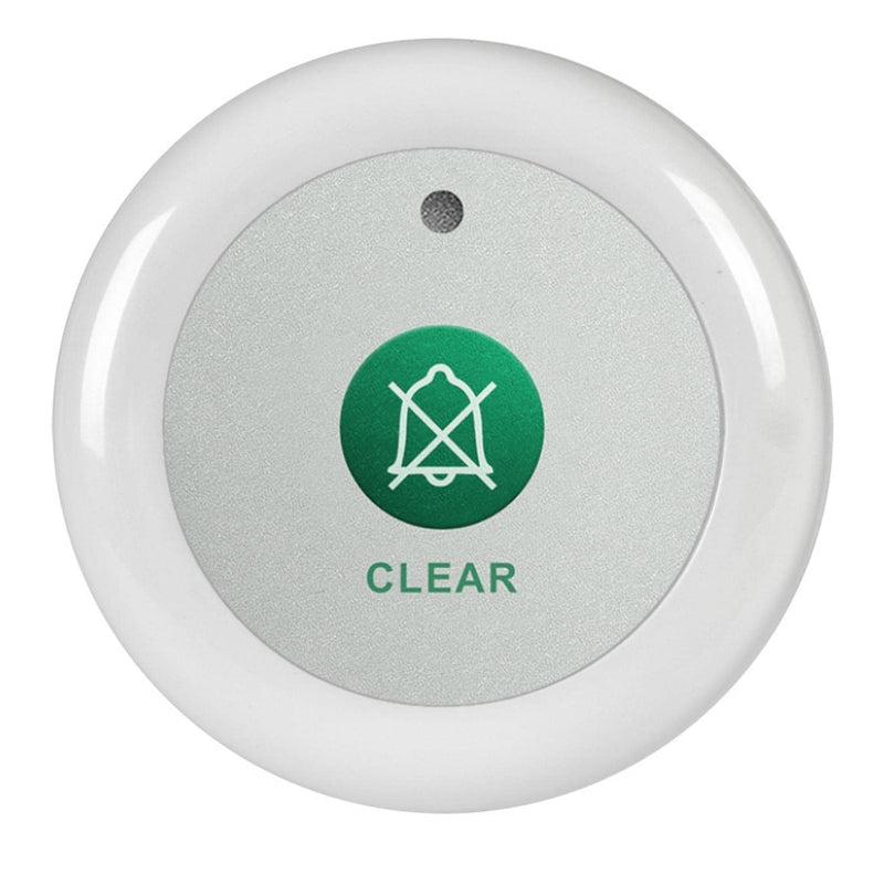 [Australia - AusPower] - SYNLETT Wireless Call Reset Button Caregiver Clear Call Button Compatible with Wireless Nurse Call System Pager Monitoring Unit CMU for Nurses Home Service Staff Office Clinic 