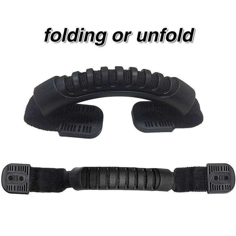 [Australia - AusPower] - Housedeco 2 Pack Kayak Carry Handles with Kayak Hardware for Kayaks Suitcase Luggage 2Pcs Black 