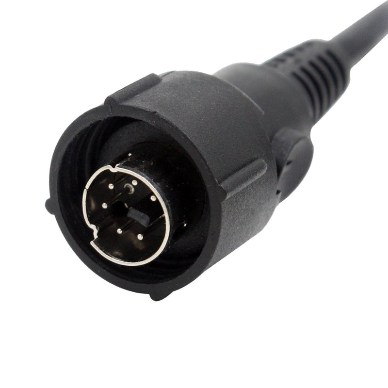 [Australia - AusPower] - KENMAX® 3.5mm Mini Din Plug 6 Pin Connect Throat Vibration Mic Cable for YAESU VX-1R FT-60R VX-110 VX-300 Vertex VX-130 VX-210 VX-400 