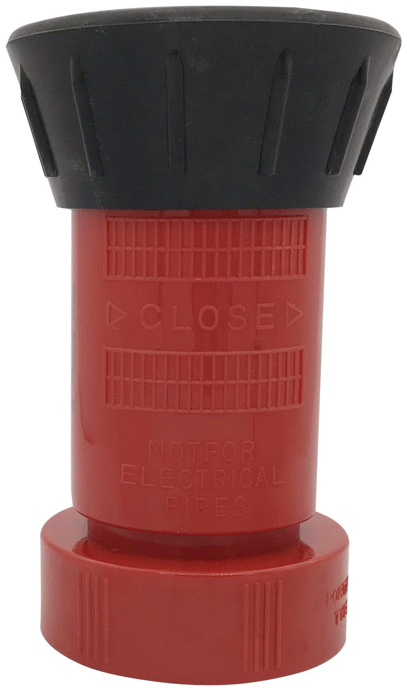 [Australia - AusPower] - Happy Tree 1-1/2" NPSH Fire Hose Nozzle Polycarbonate Spray Jet Fog Industrial Fireman 1.5" Nozzle 75 gpm Fire Equipment FHSN02 1.5"NPSH 