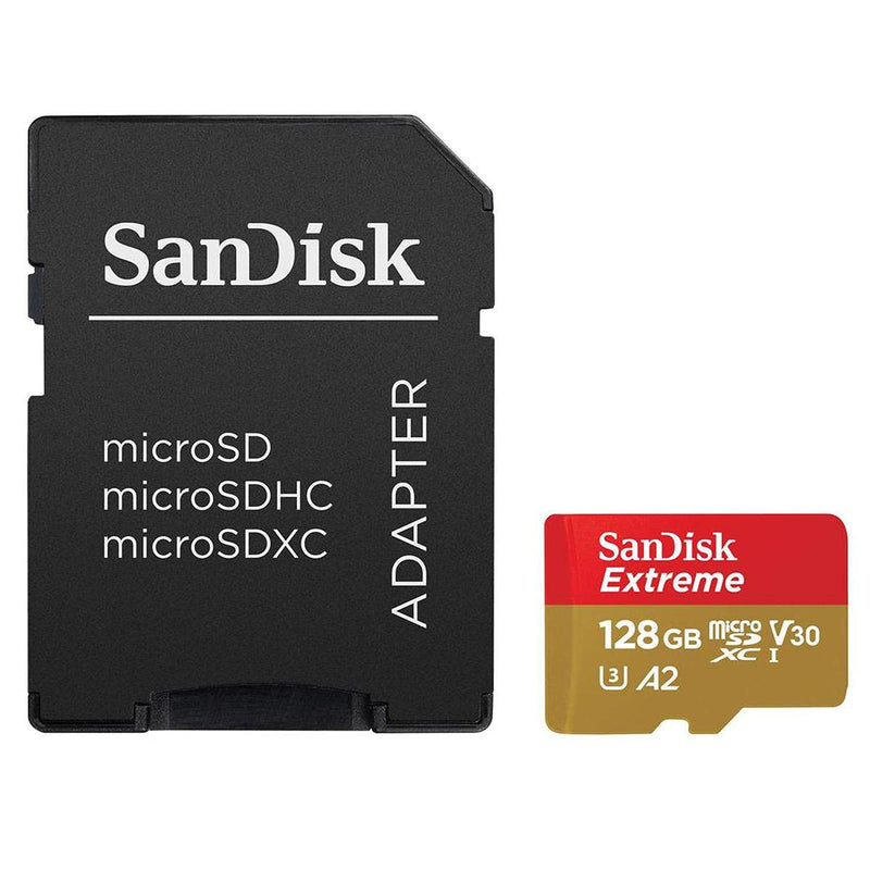 [Australia - AusPower] - SanDisk Extreme 128 GB microSDXC, SDSQXA1-128G-AN6MA 