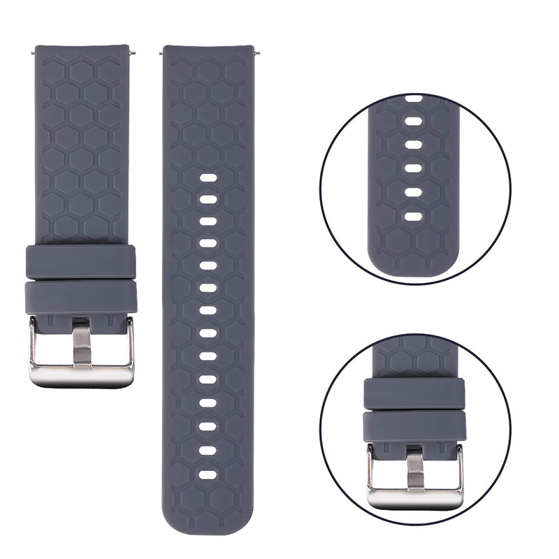 [Australia - AusPower] - FitTurn 6-Pack Bands Compatible with Amazfit GTS 3/2/2 Mini Smart Watch 20mm Replacement Soft Silicone Quick Release Sport Wristband Strap Accessory Bracelet for GTS 3&GTR 42mm Smartwatch 5.5”-8.7” 