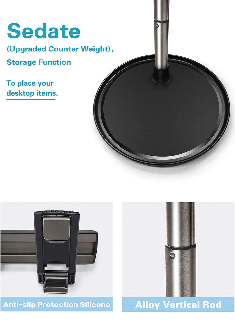 [Australia - AusPower] - Unlimited Vision Cell Phone Stand,Adjustable Height, Phone Holder For Desk, Pad Stand Support All Phones And Screens From 2 inch-15.6 inch,(iPhone, Android,iPad,Switch,etc.), Stable base,Can Be Stored 