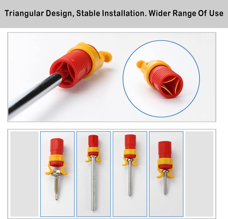 [Australia - AusPower] - 3 Pcs Screw Holders made with ABS, Screw Claw Gripper Holders for Clamp Fixing Woodworking Tool 