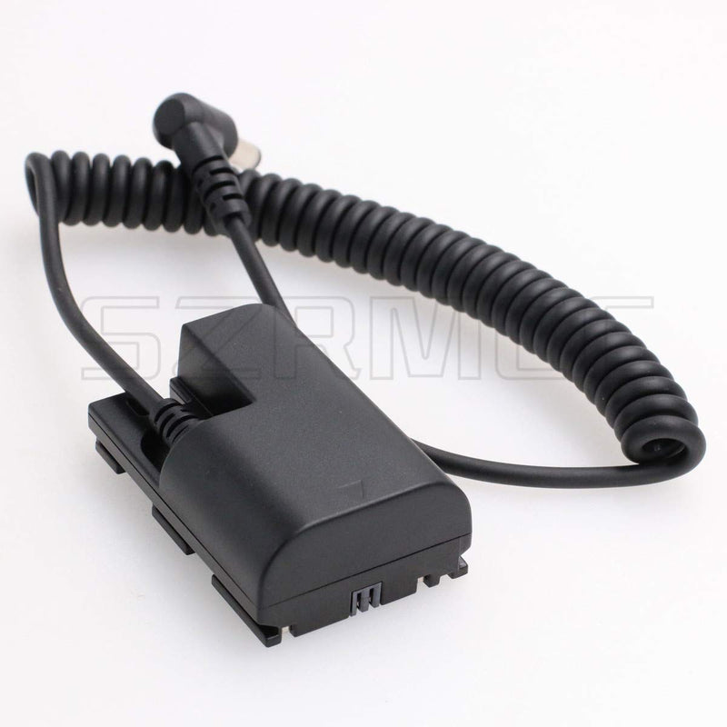 [Australia - AusPower] - SZRMCC DC 2.5 Plug to New DR E6(LP E6) Dummy Battery for Canon 60D 70D 80D Camera SmallHD 501 502 702 Monitor 