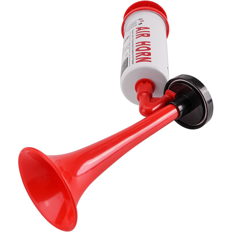 [Australia - AusPower] - AOLIHAN Handheld Air Horn, Aluminum+ABS Portable Handheld Air Pump Horn, Loud Noise Maker Safety Horn for Boats Cars Sporting Events Camping Universal Reusable Eco-Friendly 