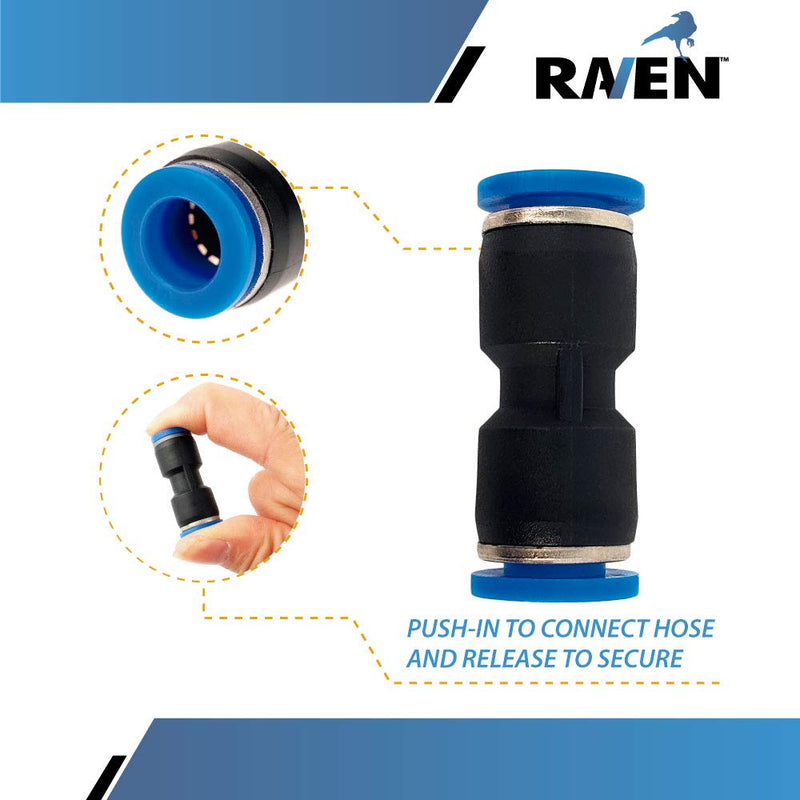 [Australia - AusPower] - Quick Connect Tube Fitting 5/16 or 8mm – Push to Connect Fitting (10) 10 